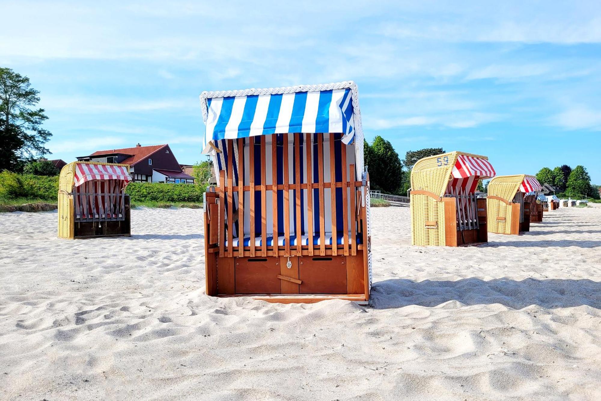Hochwertige Ferienwohnung In Ruhiger Lage Mit Eigener Terrasse Und Parkplatz, Nur 7 Gehminuten Zum Strand Entfernt - Hoher Schlafkomfort Dank Boxspringbett Шарбойц Экстерьер фото